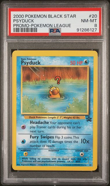 PSA 8 - 2000 Promo - Pokemon League - Psyduck #20