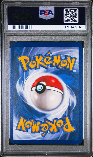 PSA 8 - Mew - Holo - Triumphant #97 - Image 2