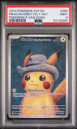 PSA 9 - Black Star Promo - Pikachu with Grey Felt Hat #085
