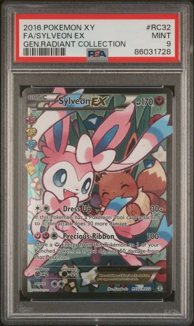 PSA 9  - Generations - Sylveon EX #RC32
