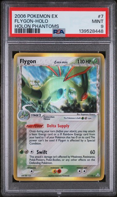 PSA 9 - Holon Phantoms - Flygon Holo #7