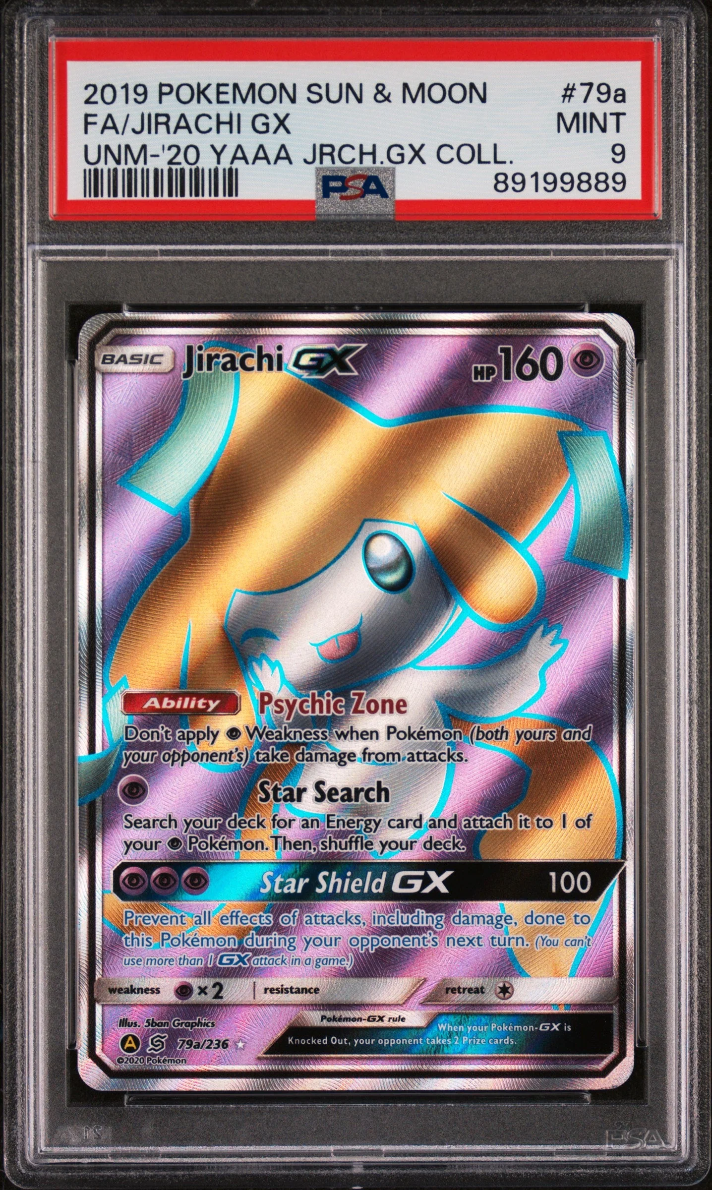PSA 9 - Jirachi Gx Collection Promo - Jirachi Gx #79a