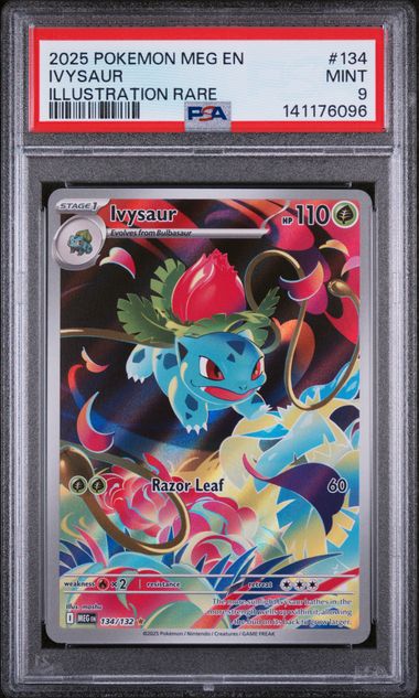PSA 9 - Mega Evolution - Ivysaur #134