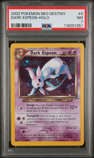PSA 7 - Neo Destiny - Dark Espeon - Holo #4
