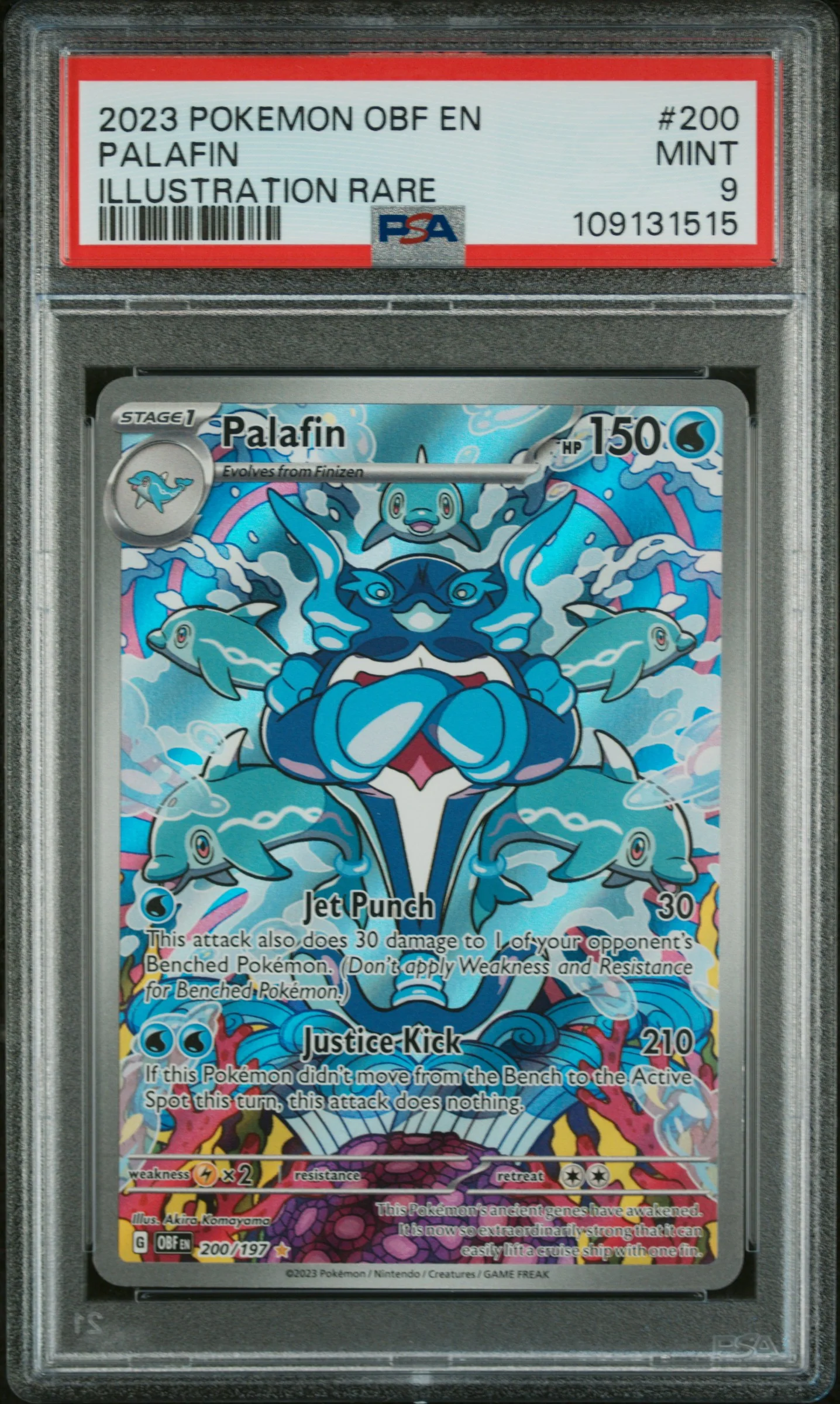 PSA 9 - Obsidian Flames - Palafin #200