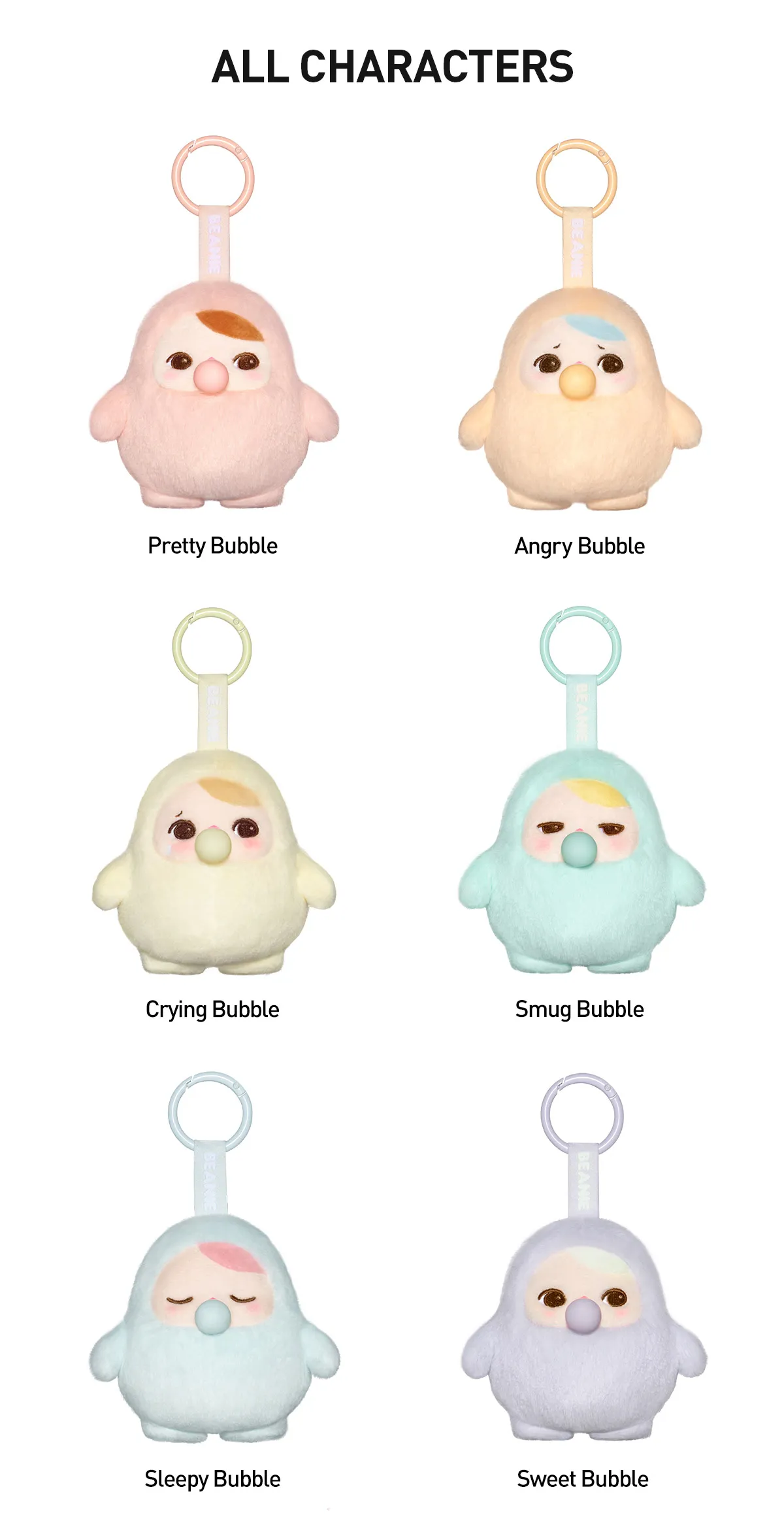 PUCKY BEANIE BUBBLE UP SERIES-Plush Pendant Blind Box - Image 8