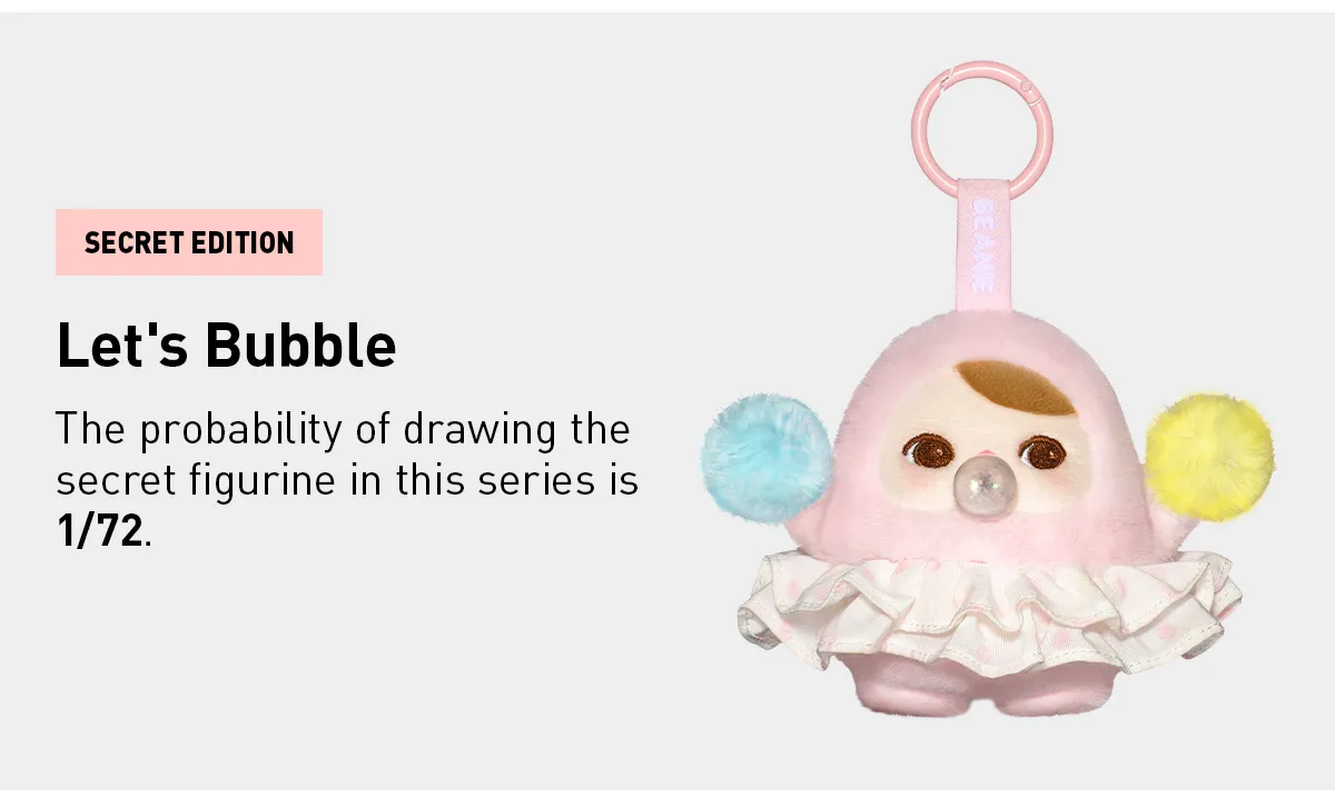PUCKY BEANIE BUBBLE UP SERIES-Plush Pendant Blind Box - Image 9