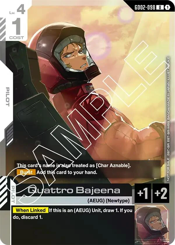 Quattro Bajeena (Store Tournament Participant Pack 02) (GD02-098)