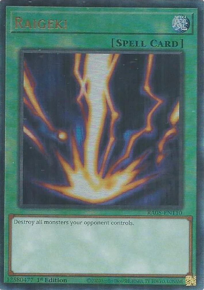 Raigeki (Ultimate Rare) (RA05-EN110) (Rarity Collection 5)