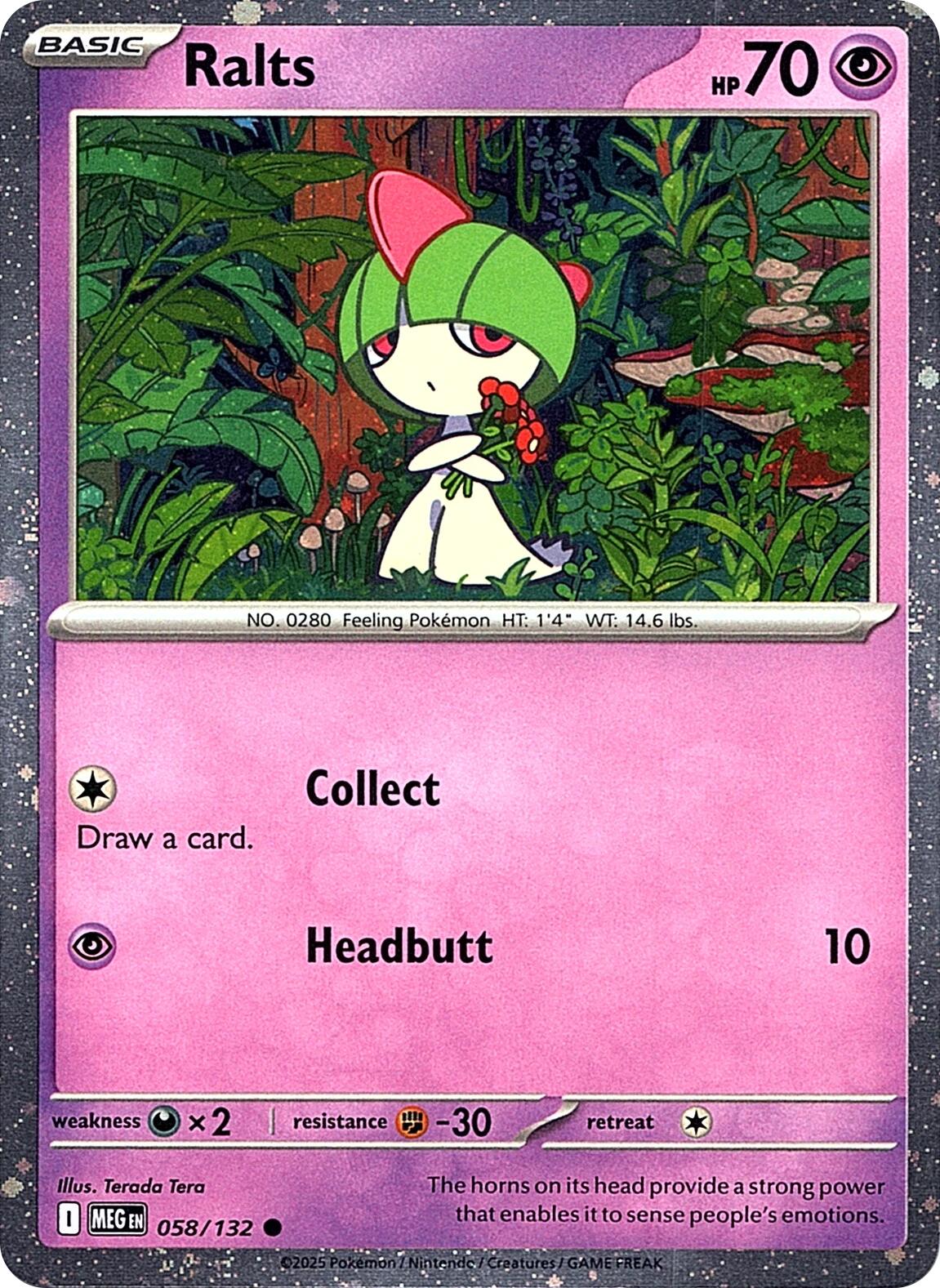 Ralts (058/132) (Cosmos Holo) [Miscellaneous Cards]
