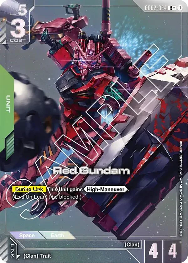 Red Gundam (R+) (GD02-024) (Dual Impact)