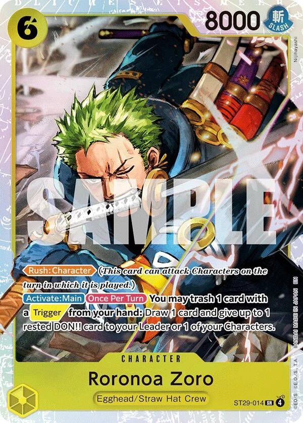 Roronoa Zoro (ST29-014) (Starter Deck 29: Egghead)
