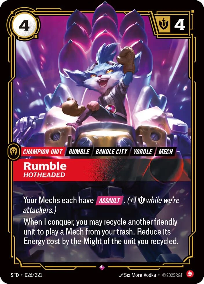 Rumble - Hotheaded (026/221) (Spiritforged)