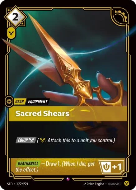 Sacred Shears (172/221) (Spiritforged)
