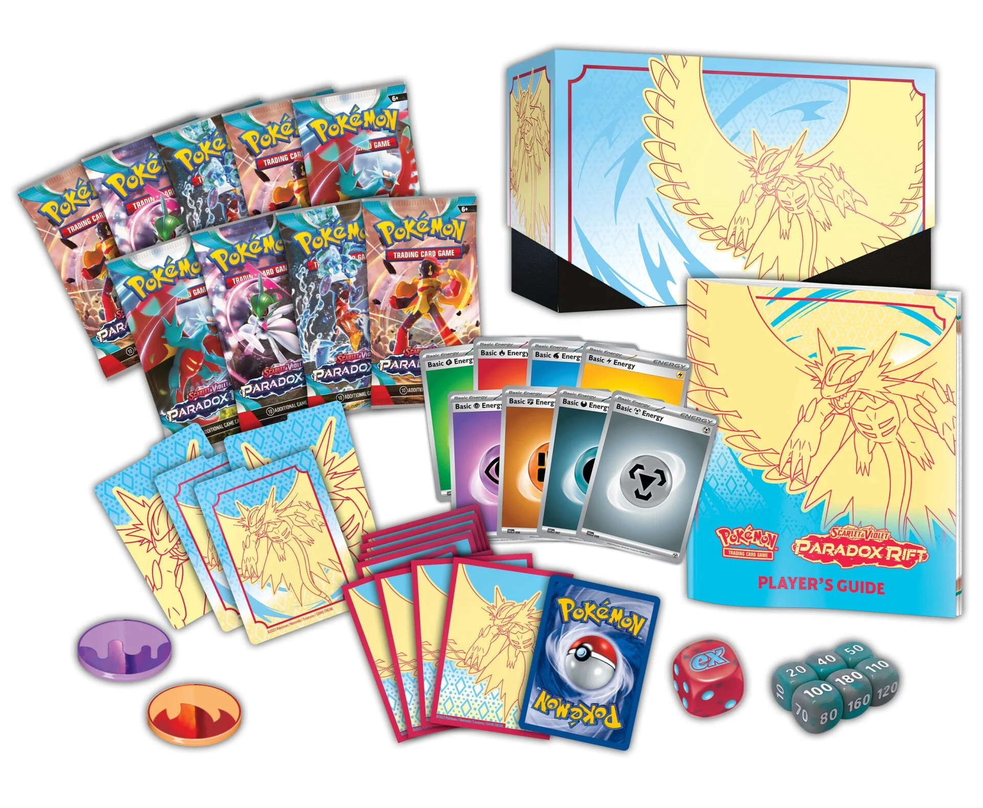 Scarlet & Violet: Paradox Rift - Elite Trainer Box (Roaring Moon) - Image 2