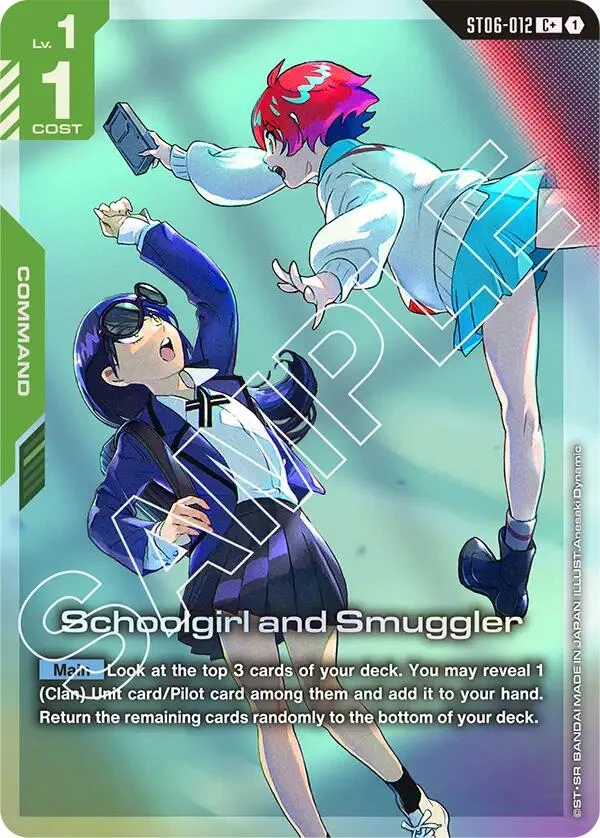 Schoolgirl and Smuggler (C+) (ST06-012)