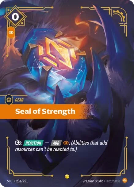 Seal of Strength (Overnumbered) (231/221) (Spiritforged)