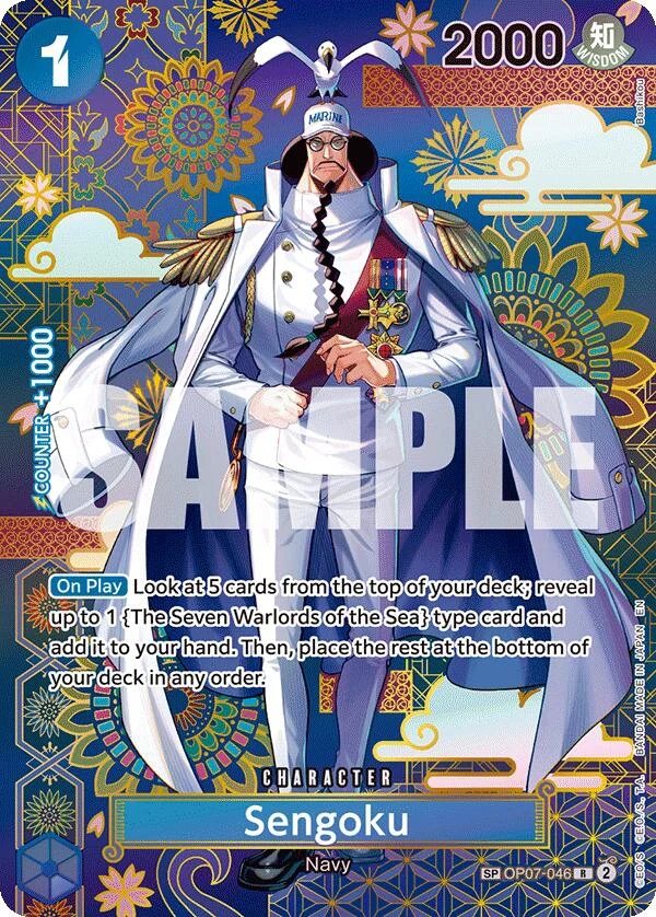 Sengoku - OP07-046 (SP) (OP07-046) (The Azure Sea's Seven)