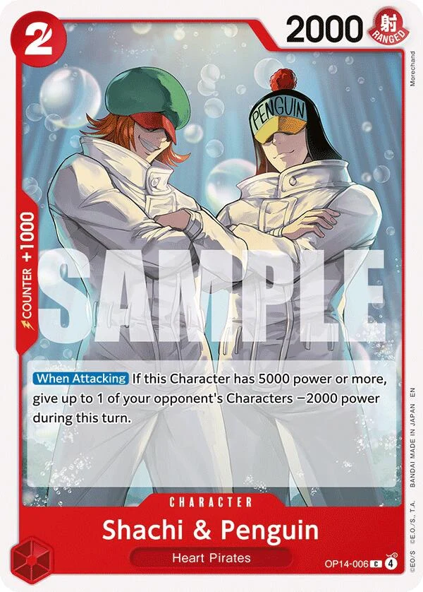Shachi & Penguin (OP14-006) (The Azure Sea's Seven)