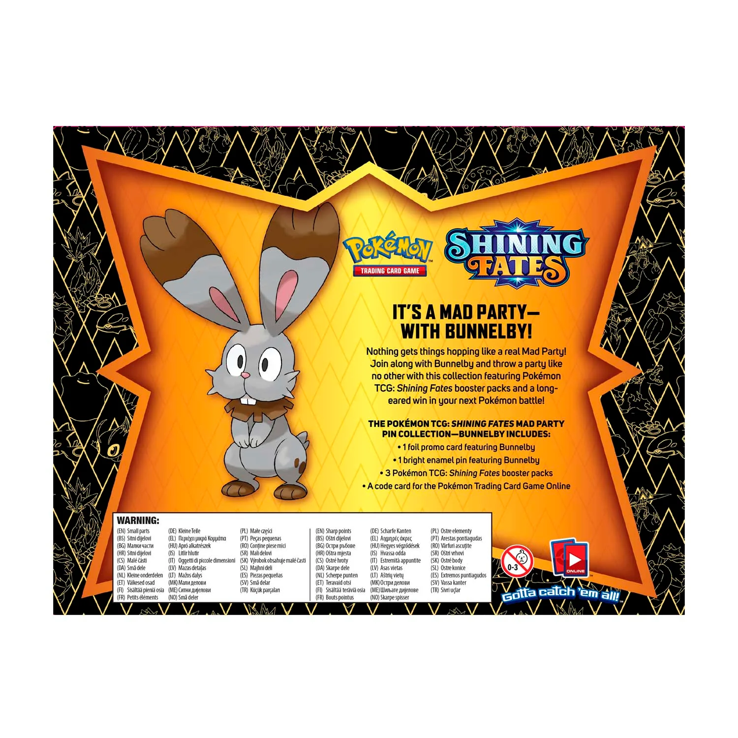 Shining Fates - Mad Party Pin Collection (Bunnelby) - Image 2