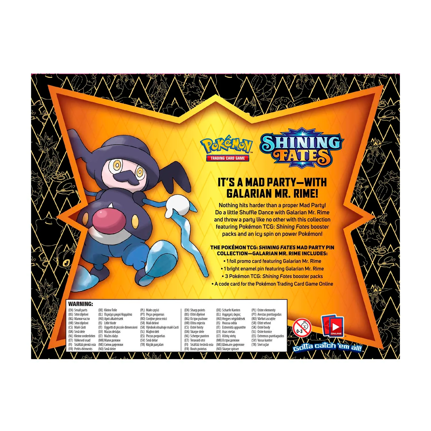 Shining Fates - Mad Party Pin Collection (Galarian Mr. Rime) - Image 2