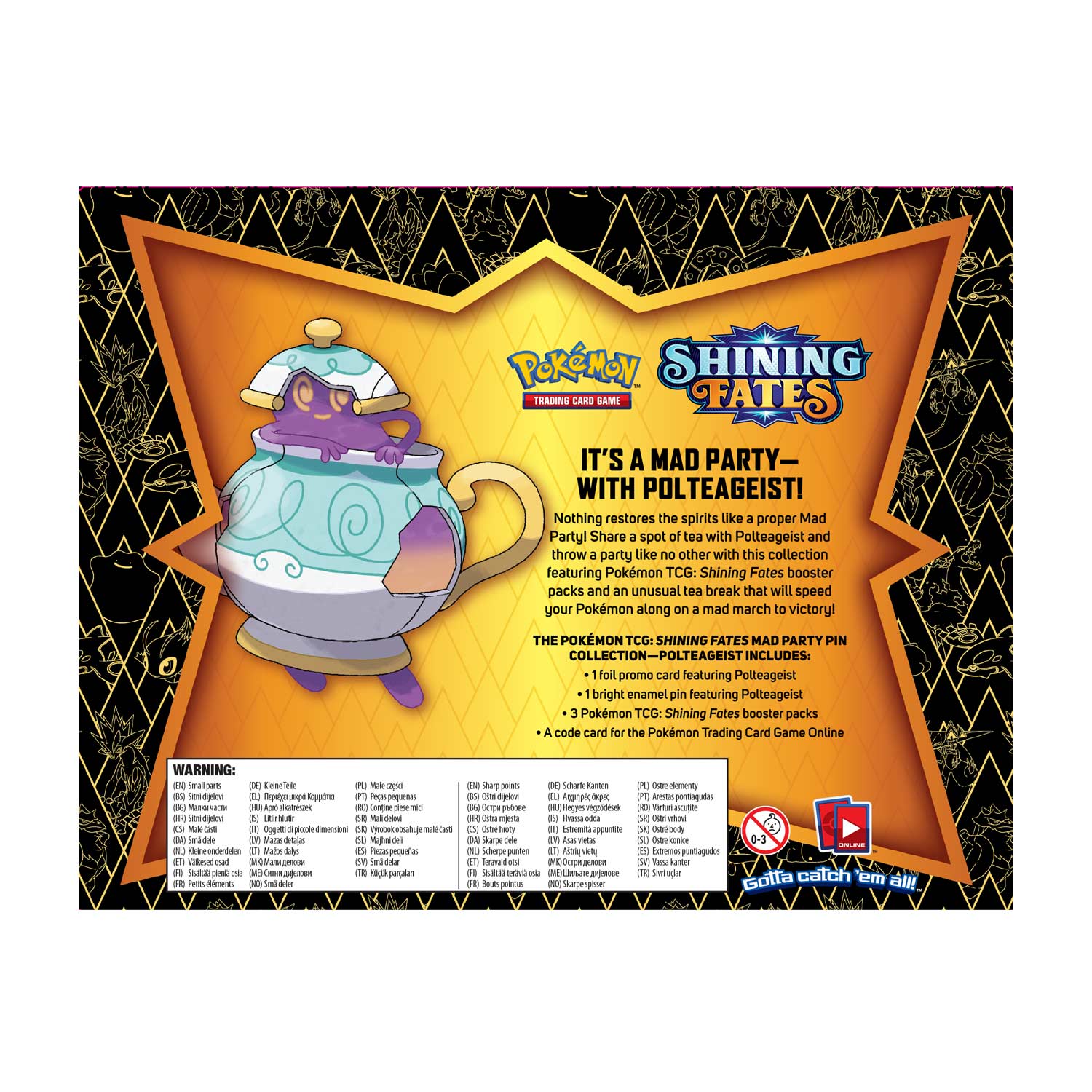 Shining Fates - Mad Party Pin Collection (Polteageist) - Image 2