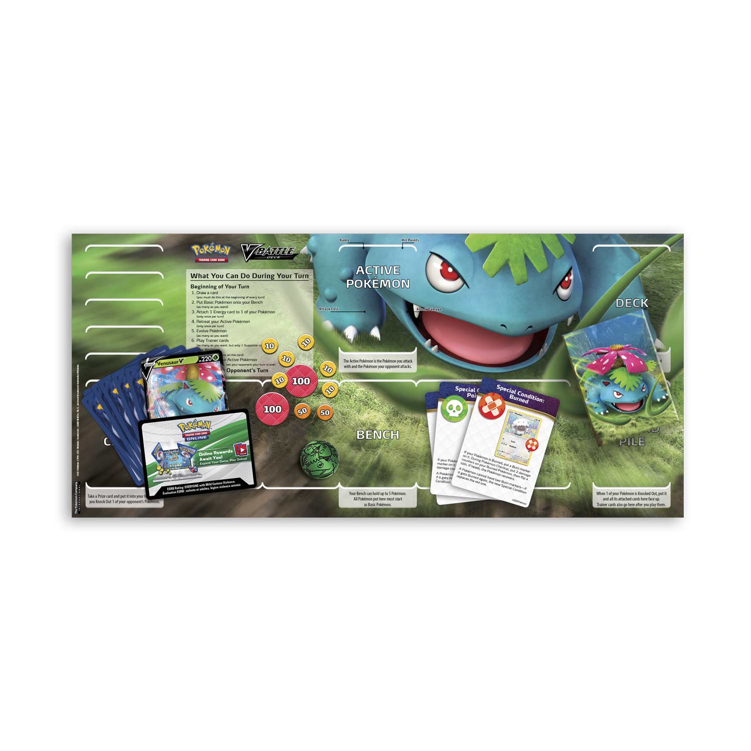 Shining Fates - V Battle Deck (Venusaur V) - Image 3