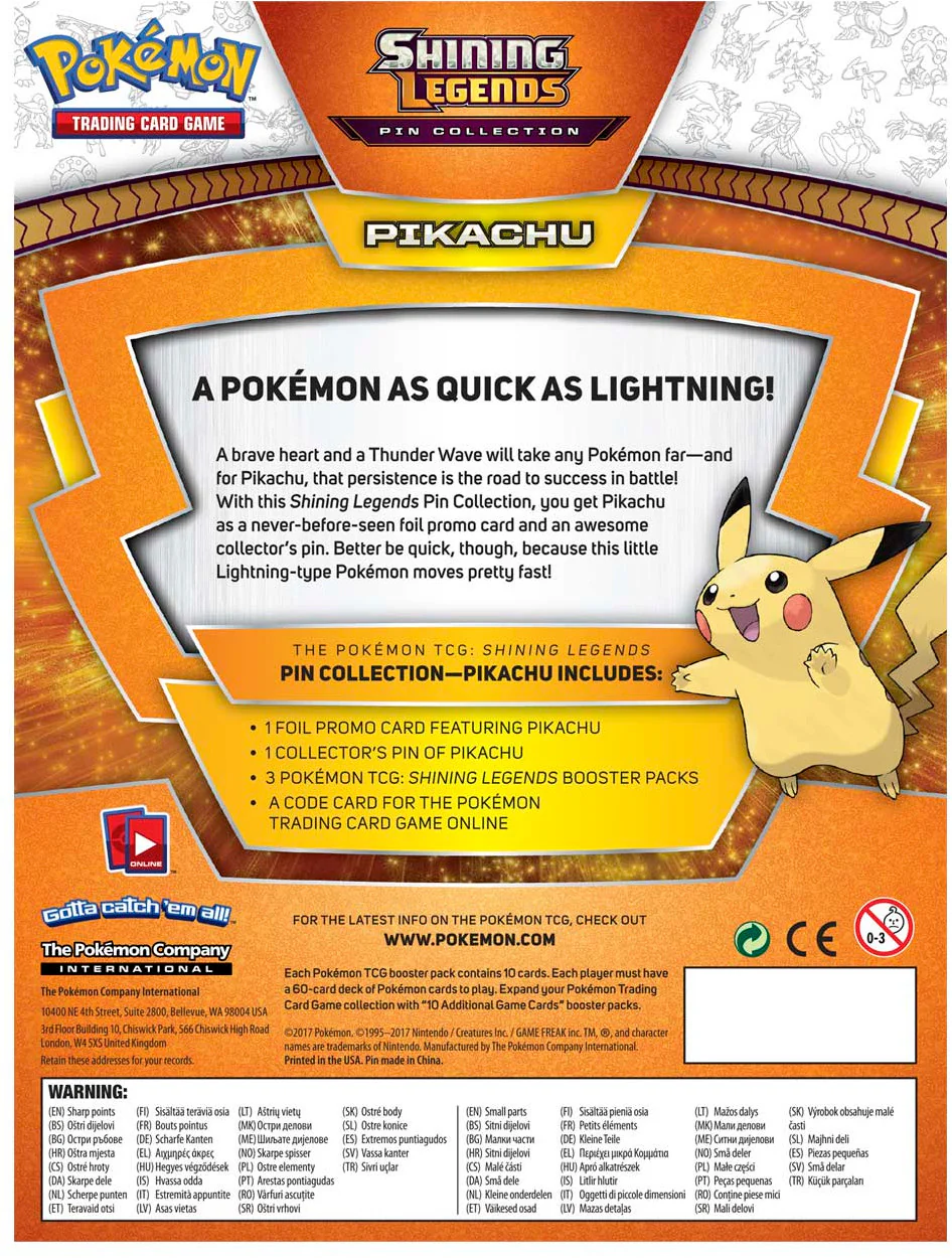 Shining Legends - Pin Collection (Pikachu) - Image 2