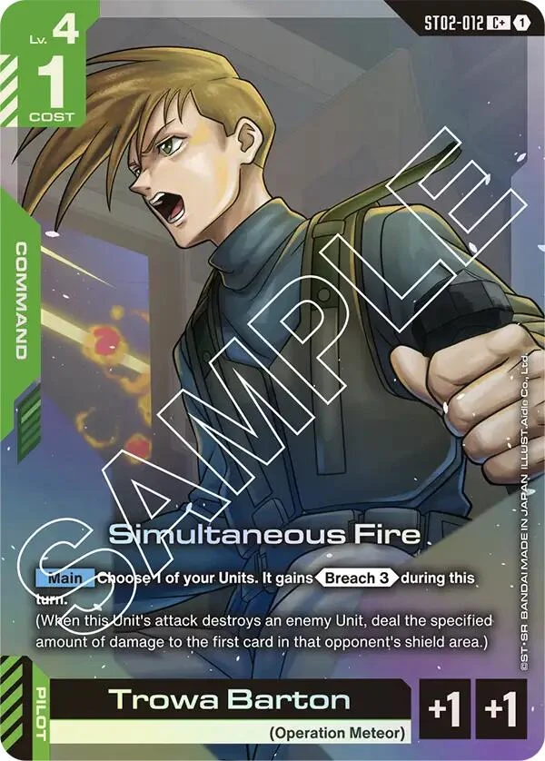 Simultaneous Fire (C+) (ST02-012)