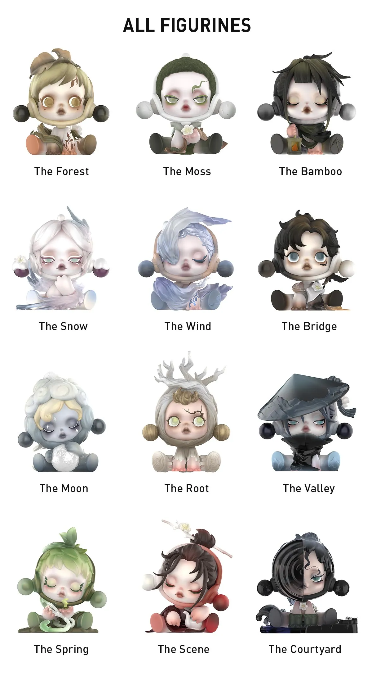 SKULLPANDA The Ink Plum Blossom Series Figures - Image 15