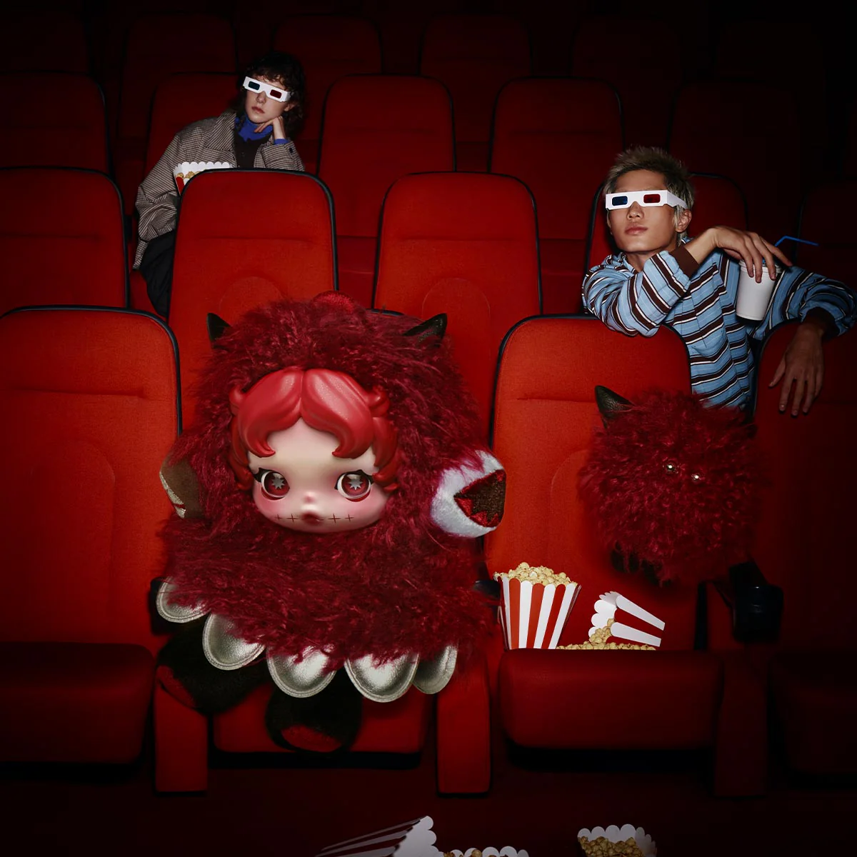 SKULLPANDA You Found Me! Series Plush Doll Pendant - Image 4