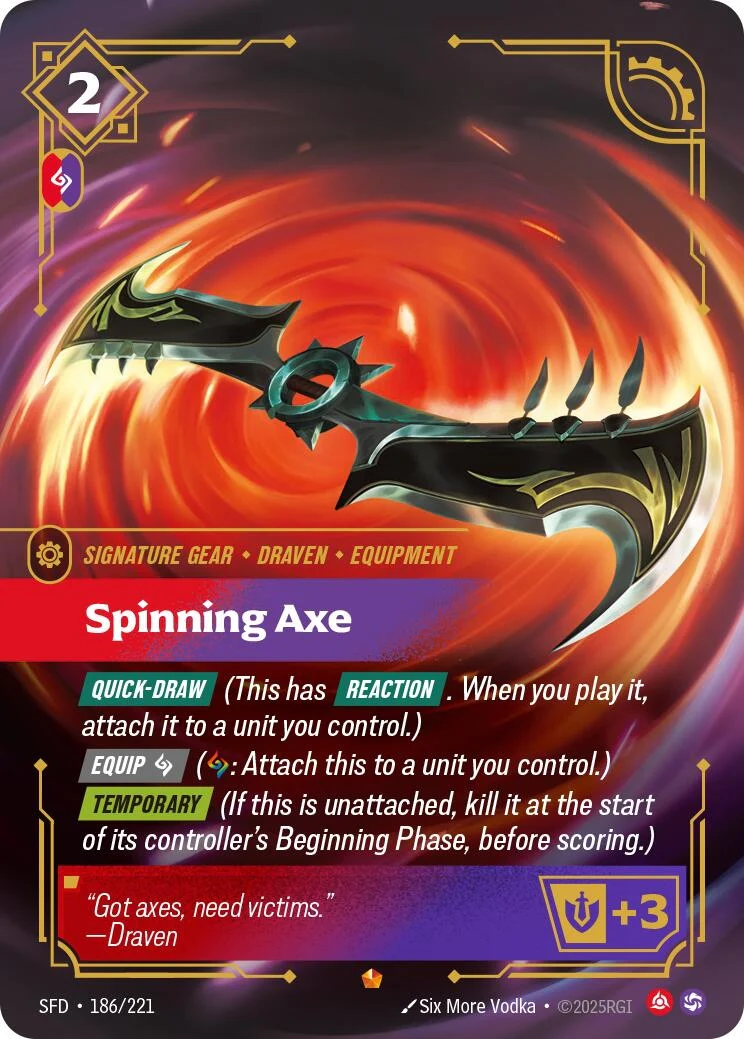 Spinning Axe (186/221) (Spiritforged)