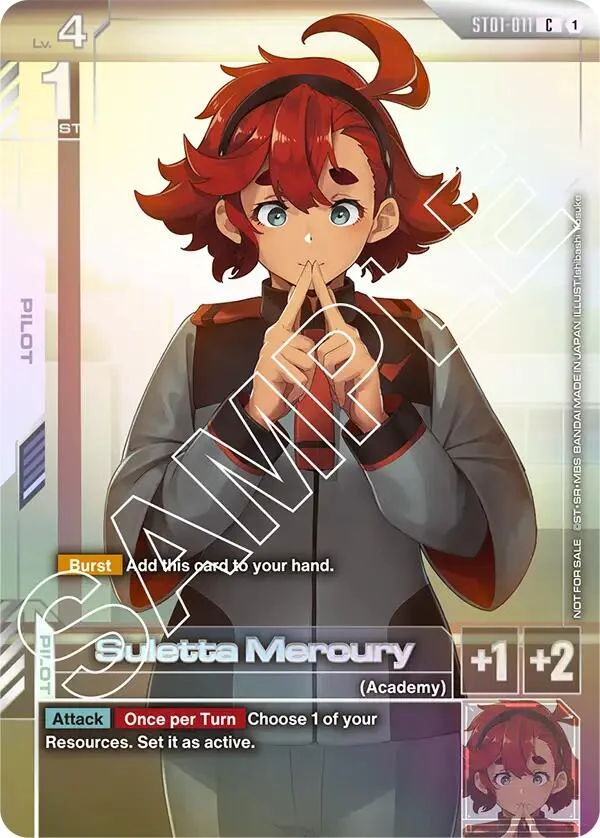 Suletta Mercury (Newtype Challenge 2025 Mission 1) (ST01-011)