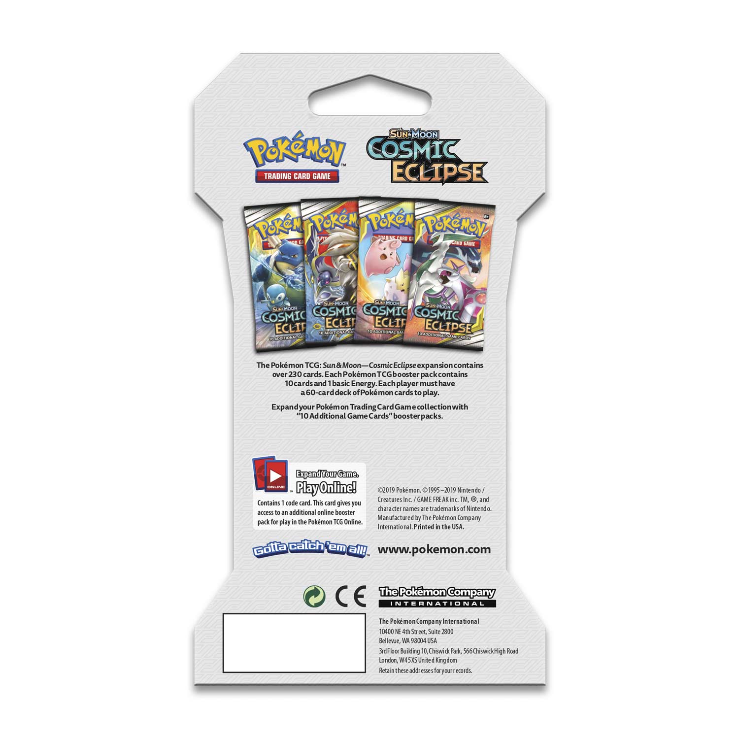 Sun & Moon: Cosmic Eclipse - Sleeved Booster Pack - Image 2