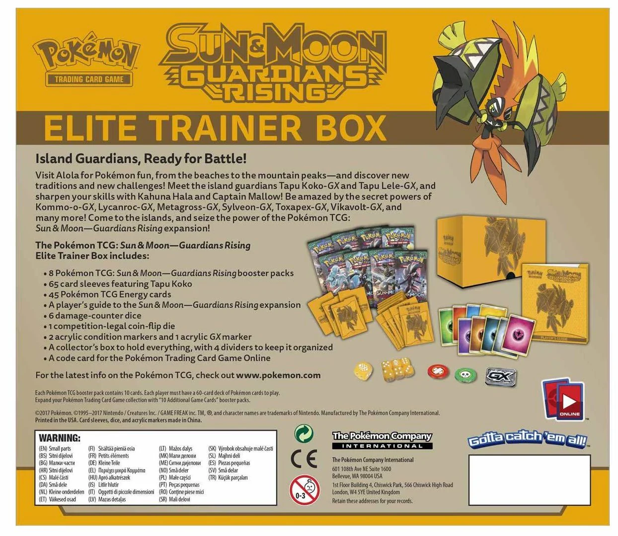 Sun & Moon: Guardians Rising - Elite Trainer Box - Image 2