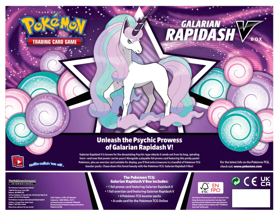 Sword & Shield: Battle Styles - Galarian Rapidash V Box - Image 2