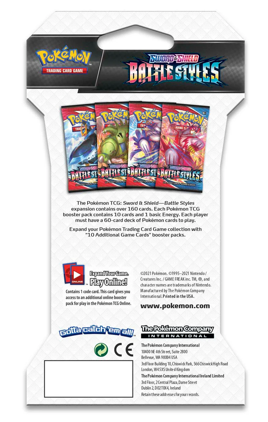 Sword & Shield: Battle Styles - Sleeved Booster Pack - Image 2