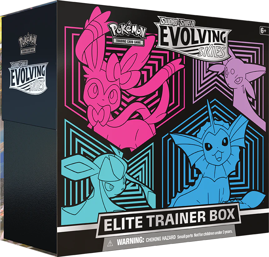 Sword & Shield: Evolving Skies - Elite Trainer Box (Glaceon/Vaporeon/Sylveon/Espeon)