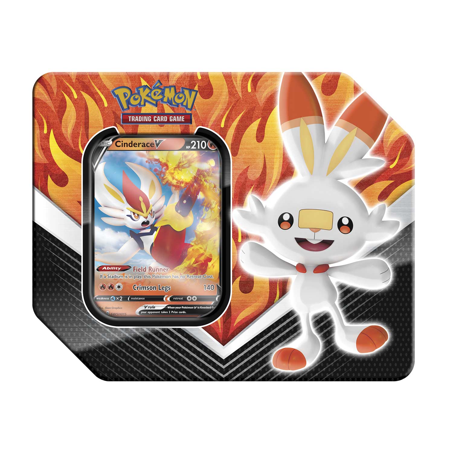 Sword & Shield - Galar Partners Collector's Tin (Cinderace V)