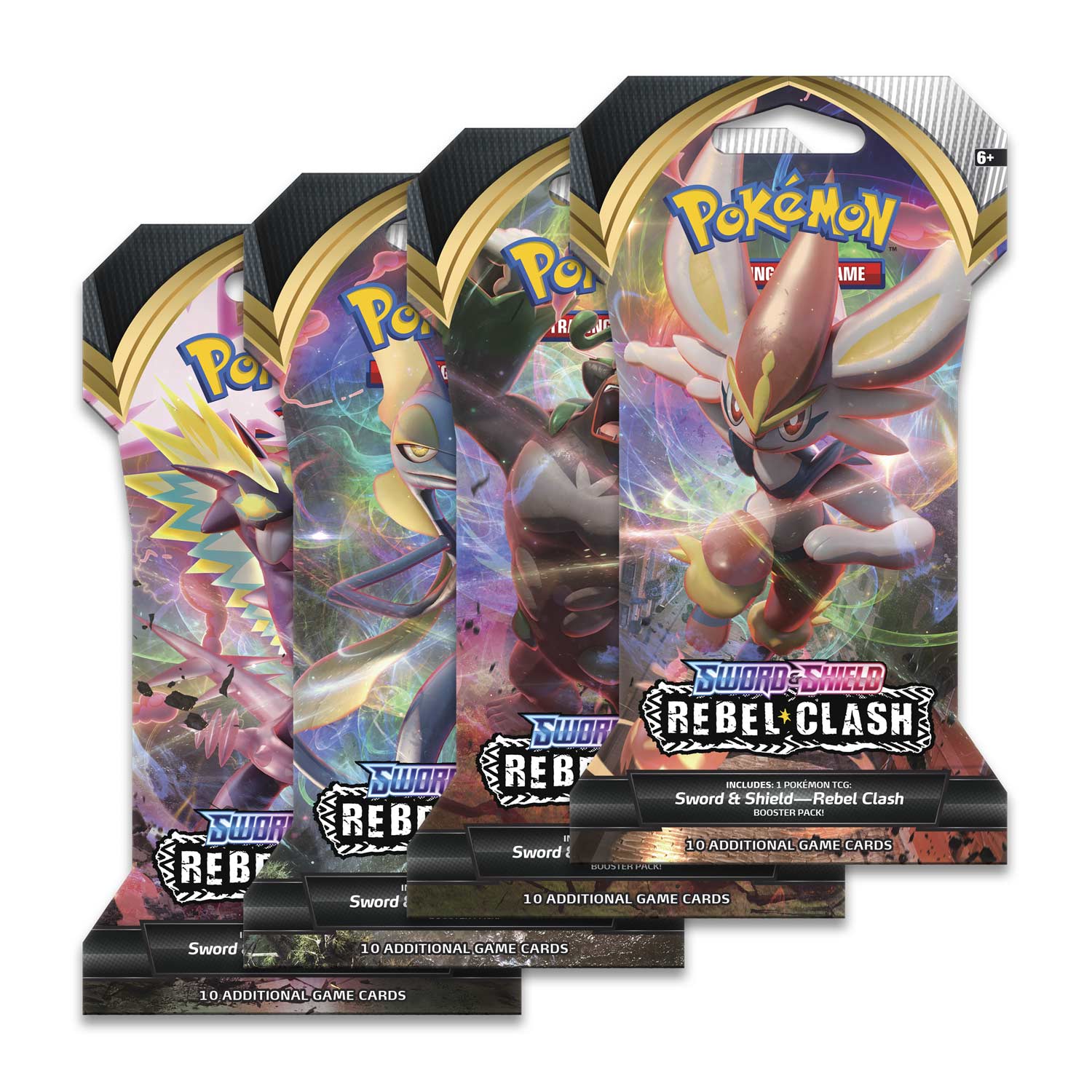 Sword & Shield: Rebel Clash - Sleeved Booster Pack - Image 3