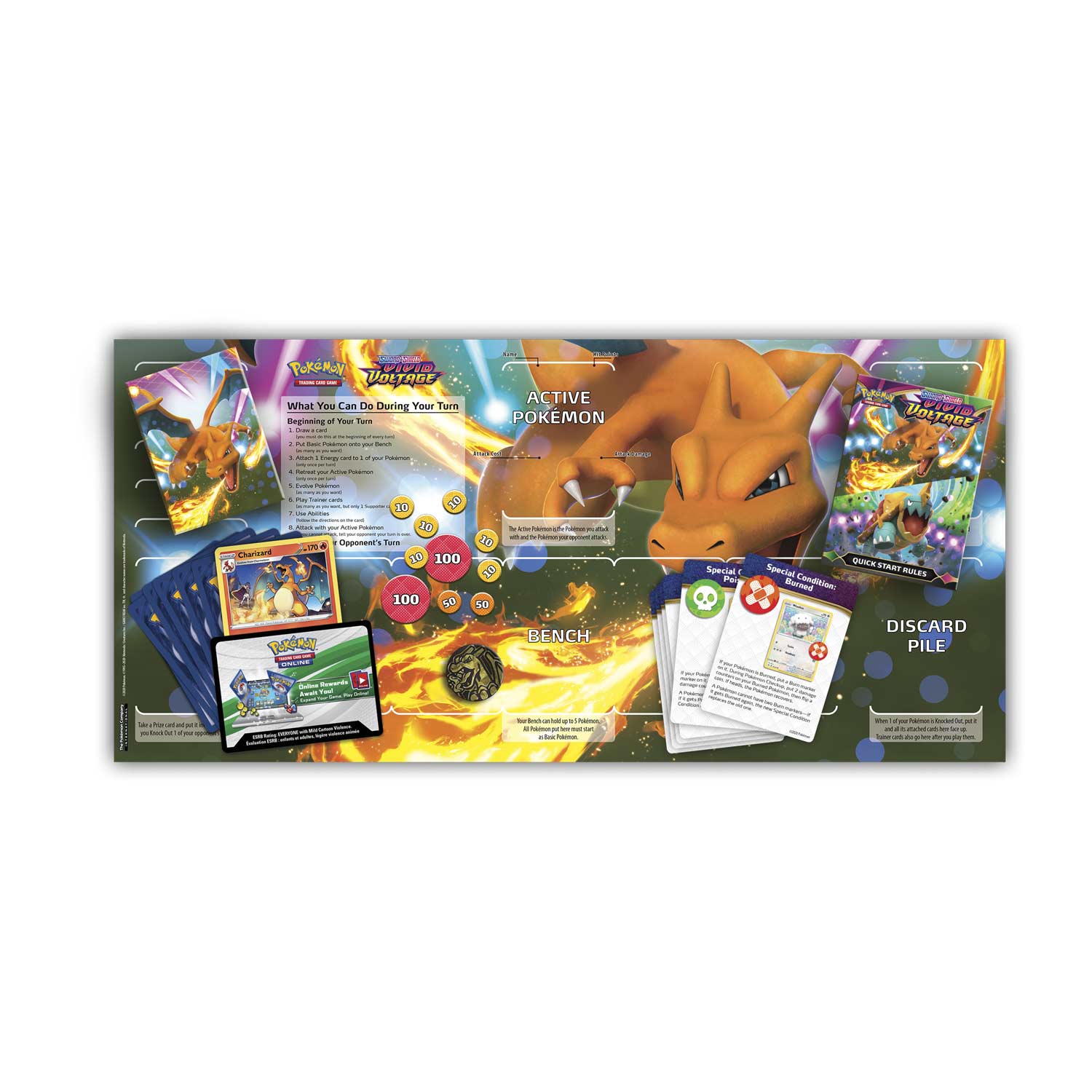 Sword & Shield: Vivid Voltage - Theme Deck (Charizard) - Image 3