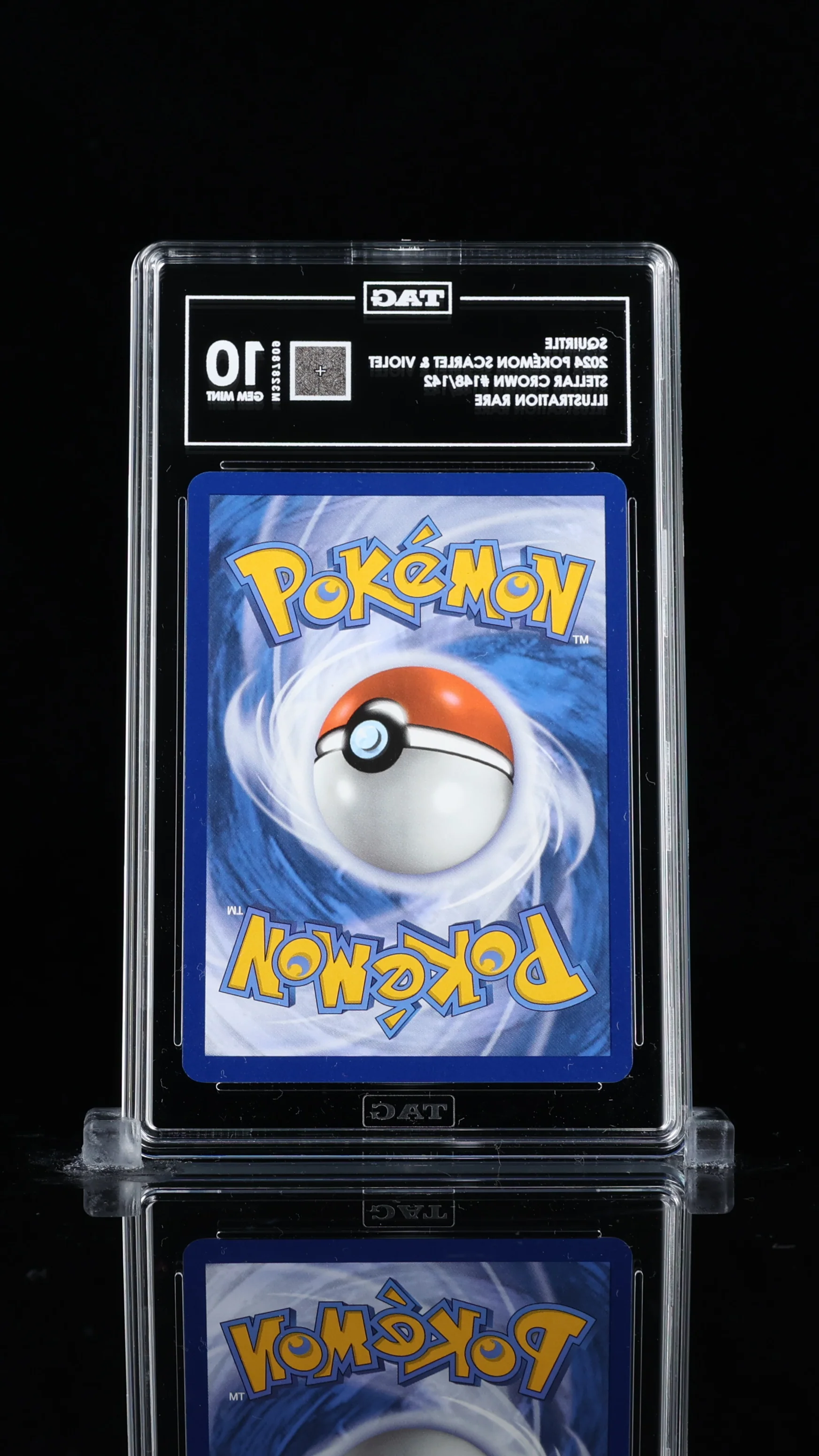TAG 10 - Stellar Crown - Squirtle #148 (CRACK ON SLAB) - Image 2