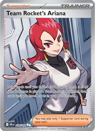 Team Rocket's Ariana (224/182) [Scarlet & Violet: Destined Rivals] - Image 6