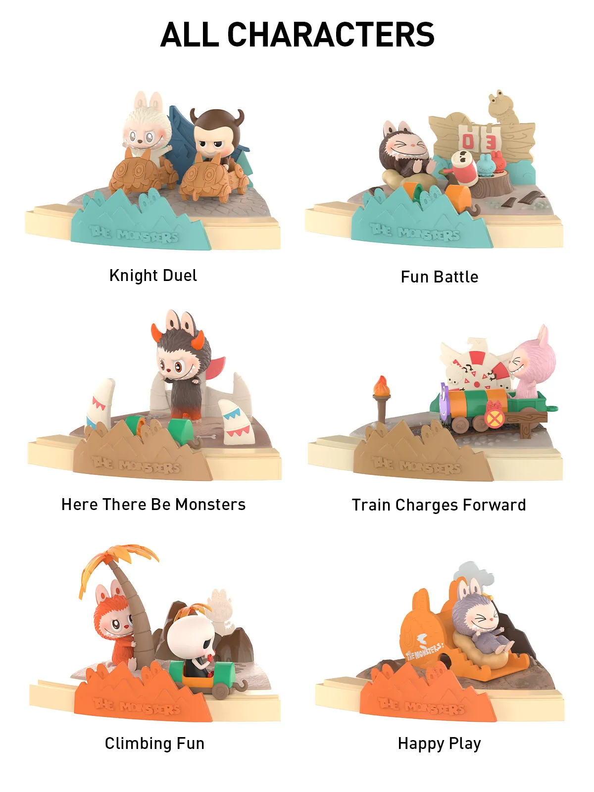 THE MONSTERS Playing Games Series Scene Sets - Image 9