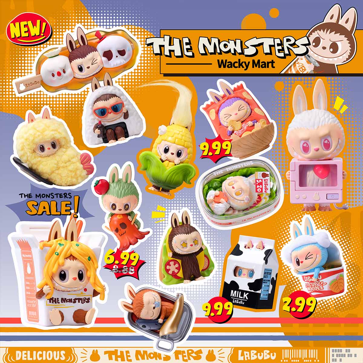 THE MONSTERS Wacky Mart Series Figures - Image 4
