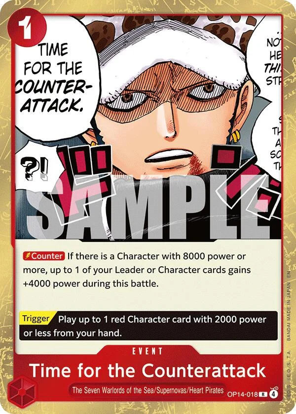 Time for the Counterattack (OP14-018) (The Azure Sea's Seven)