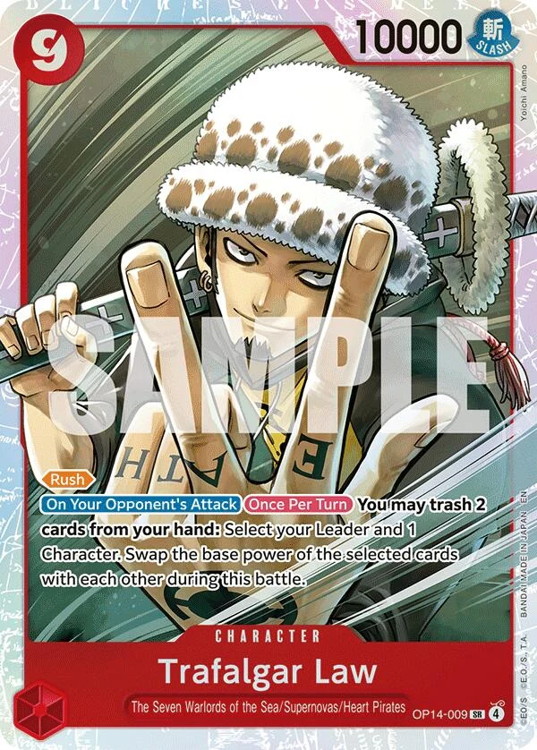 Trafalgar Law - OP14-009 (OP14-009) (The Azure Sea's Seven)