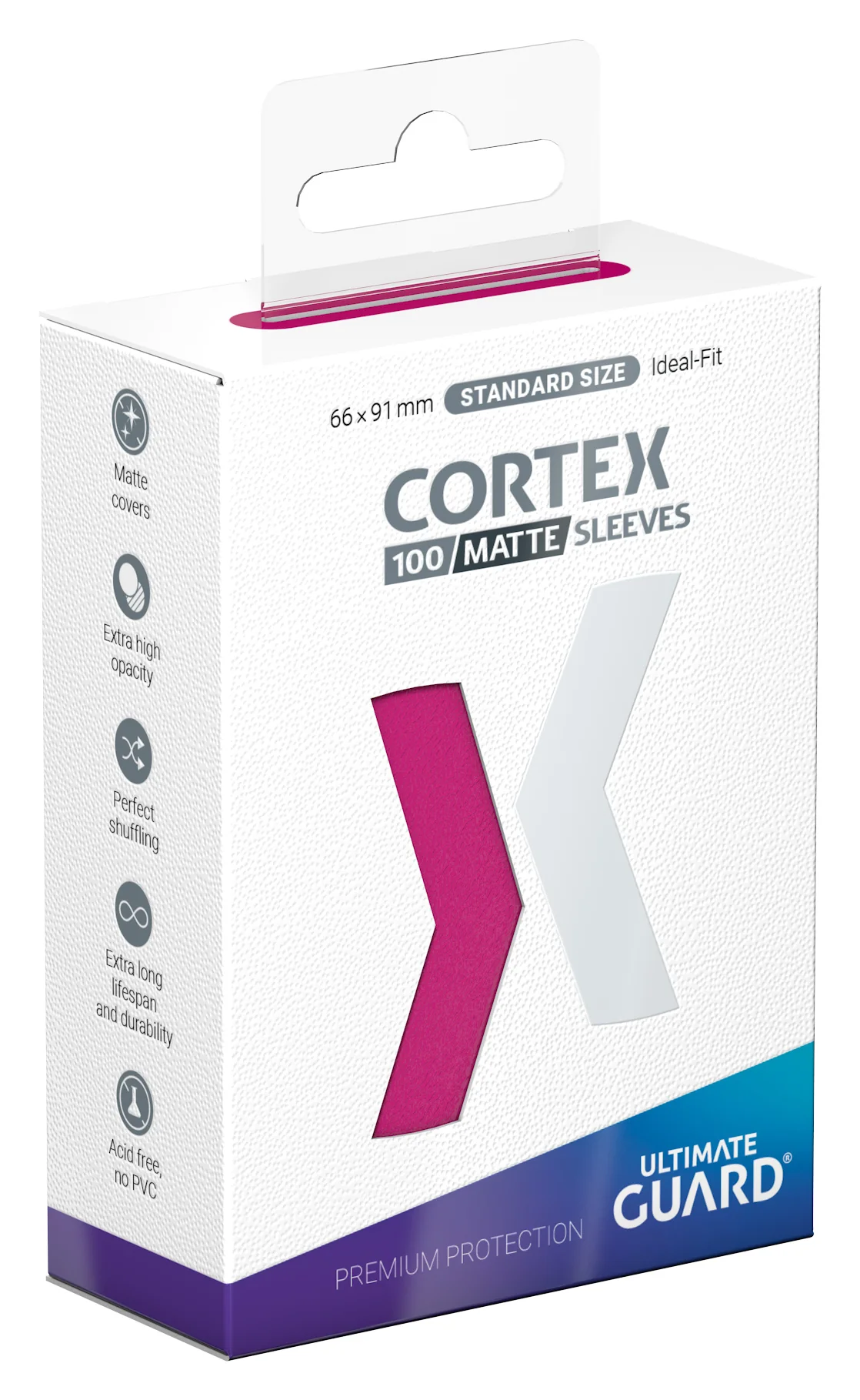 ULTIMATE GUARD - CORTEX MATTE SLEEVES (PINK)