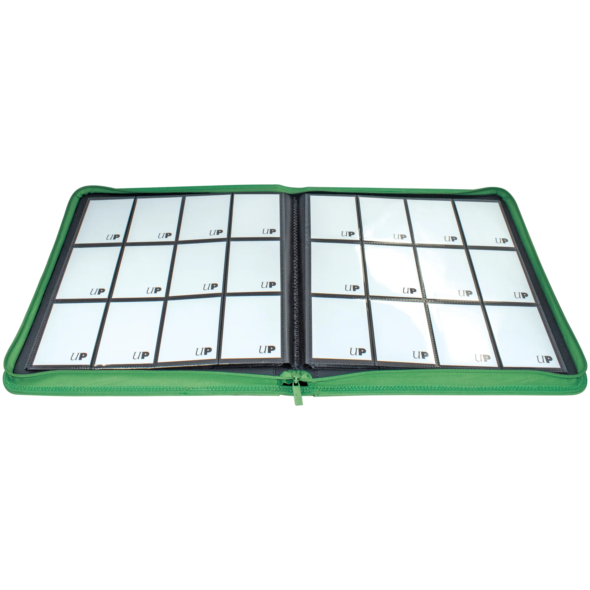 Ultra PRO: 12-Pocket Zippered PRO-Binder - Vivid (Green) - Image 2