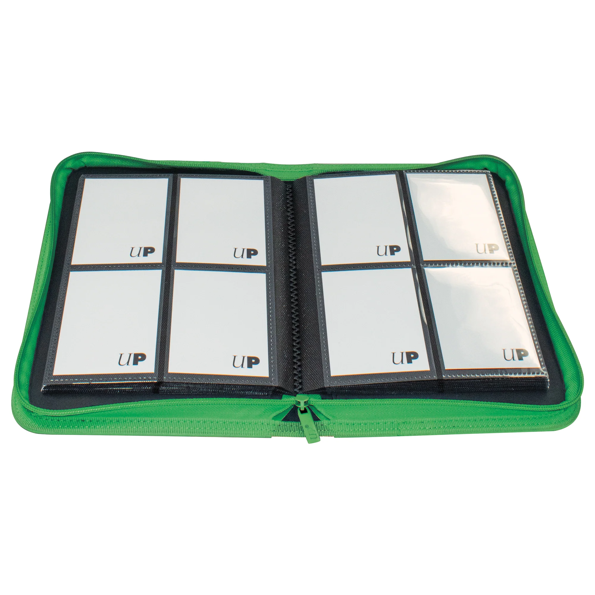 Ultra PRO: 4-Pocket Zippered PRO-Binder - Vivid (Green) - Image 2